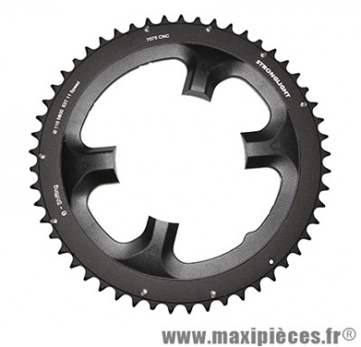 Plateau 53 dents route 4bra extérieur 105 5800 noir 11v. marque Stronglight - Pièce Vélo