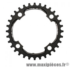 Plateau 32 dents VTT mono d.104 noir alu 7075 4 branches x01 11v. marque Stronglight - Pièce Vélo