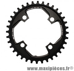 Plateau 36 dents VTT mono d.94 noir alu 7075 4 branches x01 11v. marque Stronglight - Pièce Vélo