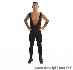 Cuissard long a bretelles gist noir xxl peau collmax avec zips + passants - Accessoire Vélo Pas Cher
