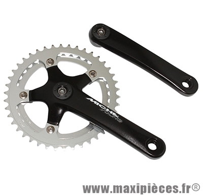 Pédalier route 9/10v. alu 155mm 42-36 (axe carre 107mm) marque Miche - Pièce Vélo