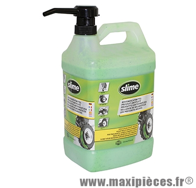 Préventif anti-crevaison pour chambre a air (bidon 1 gallon = 3.8l) marque Slime - Pièce Vélo