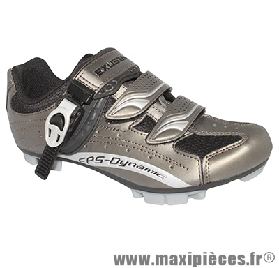 Chaussure VTT e-sm306 gris 2 velcros 1 microclip t39 (paire) marque Exustar - Equipement Vélo pour cycliste