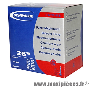 Schwalbe - Chambre à air de vélo VTT 26 pouces valve Presta