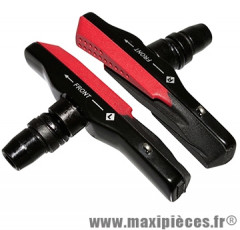 Porte patin frein VTT a vis déporté 72mm type cartouche noir (1 paire) marque Newton - Pièce Vélo