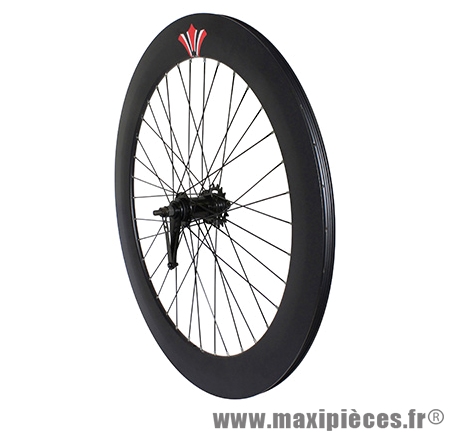 Roue route fixie 70mm noir arri re r trop dalage Accessoire V lo Pas Cher