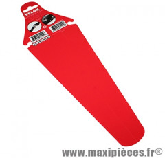 Garde boue route/VTT arrière colori rouge clipsable chariot de selle marque Vélox - Pièce Vélo