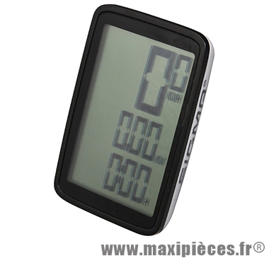 Compteur pure 1 noir/blanc ats sans fil (5 fonctions) marque Sigma - Accessoire Vélo