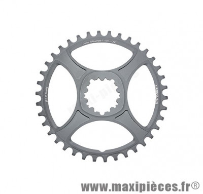 Plateau 38 dents VTT mono montage direct noir alu ht3 gxp xx1-x01-x1-x0-x9 11v (déport 6mm) marque Stronglight - Pièce Vélo
