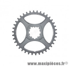 Plateau 38 dents VTT mono montage direct noir alu ht3 gxp xx1-x01-x1-x0-x9 11v (déport 6mm) marque Stronglight - Pièce Vélo