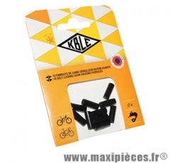 Embout autoblocant pour gaine 4 mm noir (sachet de 10 pièces) marque Transfil - Matériel pour Cycle