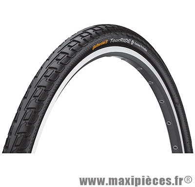 Pneu de vélo city/VTC 700x37 tour ride noir tr (28x1,45) (37-622) marque Continental - Pièce Vélo