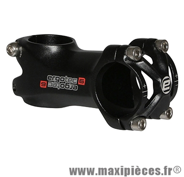 Potence VTT piranha alu noir 31.8 l70mm +/-6deg(homologue niveau 6) marque Ergotec - Pièce Vélo