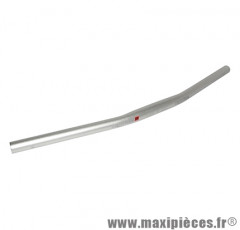 Cintre VTT droit xs alu argent diamètre 25.4mm l 600mm (homologue niveau 6) marque Ergotec - Pièce Vélo