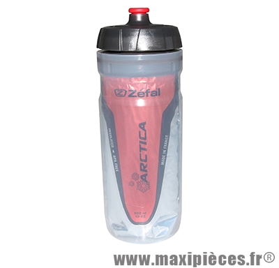 Bidon isotherm artica rouge 550ml (+ 2h30) marque Zéfal - Matériel pour Cycle