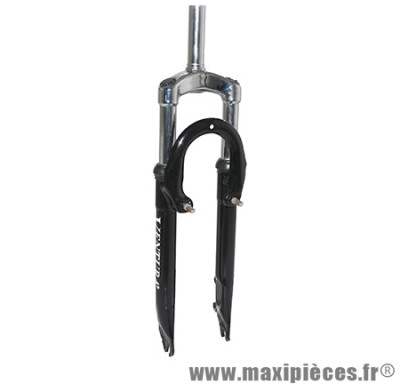 Fourche Vtt 24  M-w A Suspension Acier Ressort/Elastomere Noir Deb 50mm Pivot 220 130mm Filete 1 22 2 Interieur Montage Disque V Brake