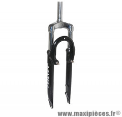 Fourche VTT 26 pouces m-w acier ressort élastomère noir - Accessoire Vélo Pas Cher