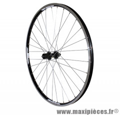 Roue VTT 29 pouces arrière noir double paroi v-brake moy shimano rm66 cassette 10/9/8 vitesses marque Vélox - Pièce Vélo