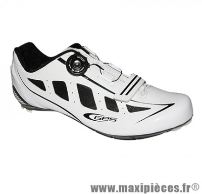 Chaussure route speed blanc brillant t41 fixation boa marque GES