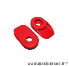 Protection manivelle crank amor rouge (paire) marque Zéfal - Matériel pour Cycle
