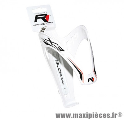 Porte bidon x3 blanc brillant marque Race One - Accessoire Vélo