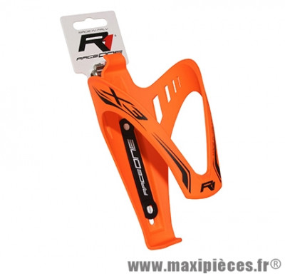 Porte bidon x3 orange fluo gomme marque Race One - Accessoire Vélo