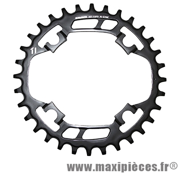 Plateau 32 dents VTT triple diamètre 94 mm 11v. noir 4 branches x-sync marque Sram - Pièce Vélo