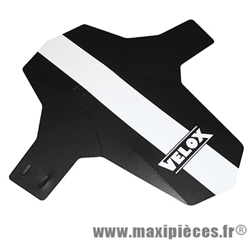 Garde boue VTT avant colori noir/blanc fixation fourche ryslan marque Vélox - Pièce Vélo