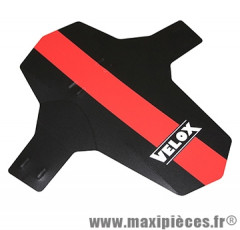 Garde boue VTT avant colori noir/rouge fixation fourche ryslan marque Vélox - Pièce Vélo