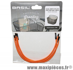 Cordon élastique pour panier maille orange fluo (par 3)