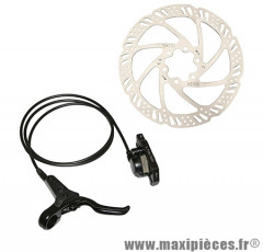 Frein a disque VTT hydraulique auriga noir arrière post mount avec disque et adaptateur (kit)