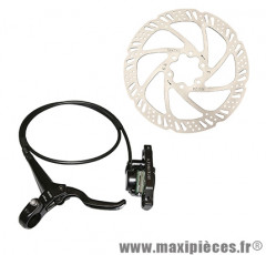 Frein a disque VTT hydraulique auriga noir avant post mount avec disque et adaptateur (kit)