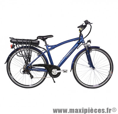 Vélo électrique VTC sport 27,5 pouces alu homme avec écran lcd, bleu  - Pièces Vélo Newton