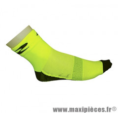 Socquette été coton jaune fluo 36-39 (paire)