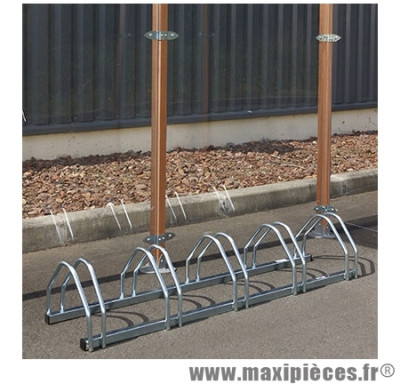 Garage 5 vélos tubes renforces (lg130xl30xh26cm) produit français