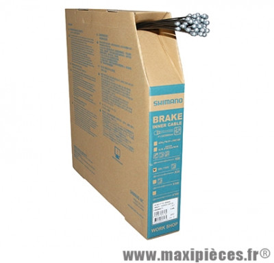 Câble de frein route téflon 1,6mm 2,05m (vendu par boite de 50) - Matériel Vélo Shimano