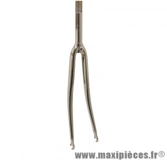 Fourche route 700c acier chromée cintrée pivot filete 1-22.2 intérieur