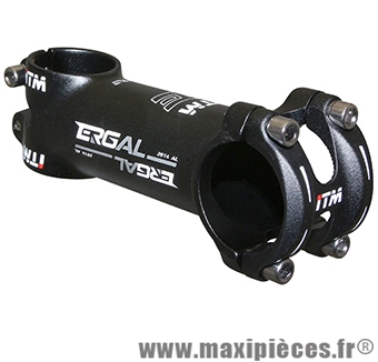 Potence route-VTT ergal noir réversible 31,8 l 80mm 134 grammes - Matériel pour Vélo ITM