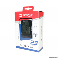 Compteur vélo bc 23.16 cadence pédalage, cardio et altimètre sans fil (30 fonctions) marque Sigma