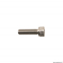 Vis potence tête conique m6x20mm chrome (kit de 10 vis)