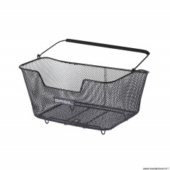 Panier vélo arrière en acier nid abeille base medium (43x30x25cm) marque Basil