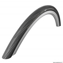 Pneu vélo route 700x25 marque Schwalbe lugano2 - poids 280g couleur noir