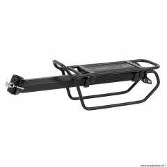 Porte bagage vélo arrière à fixation rapide raider r30 alu noir (sur tige de selle 25.4 à 31.8mm) marque Zéfal