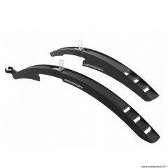 Garde boue pour vélo VTT av+ar 26-27.5 pouces mississipi noir pour v-brake-disc marque Polisport (vendu par 2)
