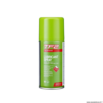 Lubrifiant pour vélo 150ml marque Weldtite tf2 ultimate au téflon (spray)