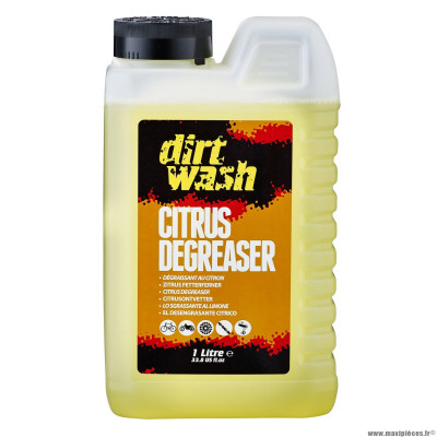 Dégraissant 1 litre marque Weldtite dirtwash citrus (bidon)