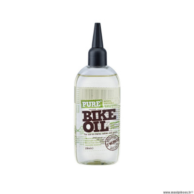 Lubrifiant pour vélo 150ml marque Weldtite pure bike oil biodégradable