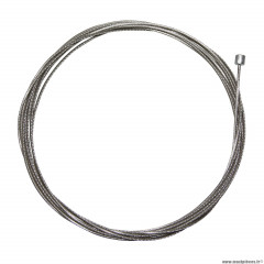 Cable de dérailleur inox renforcé pour shimano et adaptable 1,2mm 2,50m marque Newton (boite de 25)