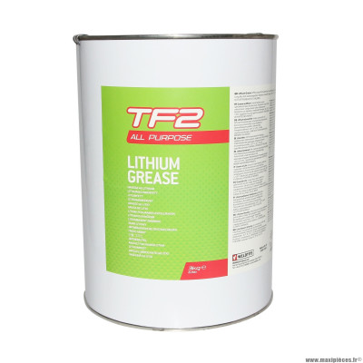 Graisse vélo 3kg marque Weldtite tf2 lithium (pot)