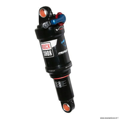 Amortisseur VTT monarch rl réglable-blocable 165mmx38mm détente externe, compression 2 positions marque Rockshox